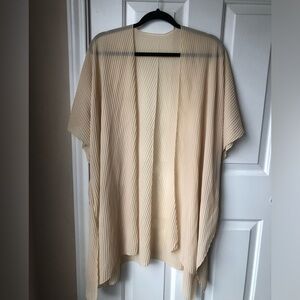 Elegant Cream Swim Coverup